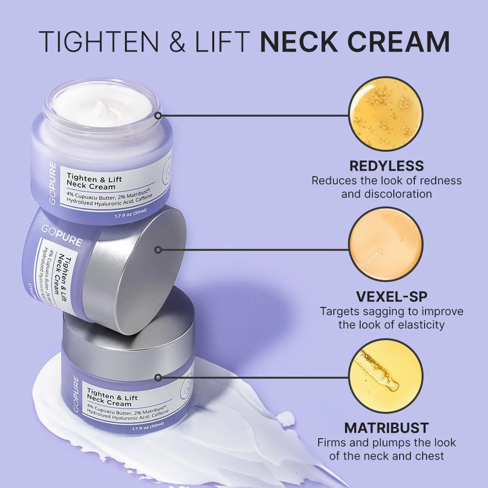 Exclusive Offer: Tighten & Lift Neck Cream 2 Jar - Image 5